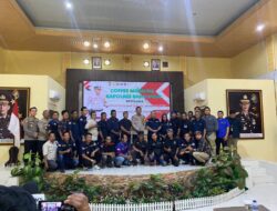 Jalin Sinergitas, Kapolres Banyuasin Coffee Morning Dengan Insan Pers