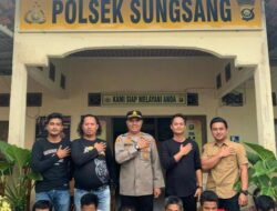 Polsek Sungsang Amankan Pelaku Pencurian Tangki Air PDAM Tirta Betuah Unit Sungsang