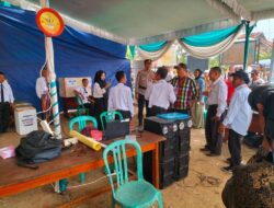Pastikan Pilkades Berjalan Aman, Kapolres Banyuasin Tinjau Langsung Pilkades di Kecamatan Betung