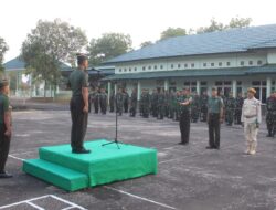 DANDIM BACAKAN AMANAT PANGDAM II/SRIWIJAYA PADA UPACARA 17 – AN
