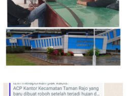 Tanpa Analisa Tehnis, Ambruknya Proyek ACP Kantor Camat Taman Rajo Cuma Diperbaiki