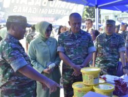 Sambut Idul Fitri 1445 Makorem 041/Gamas Adakan Bazar Murah