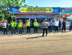 Kodim 0429/Lamtim Terjunkan Ratusan Personel Amankan Lebaran 1445 H