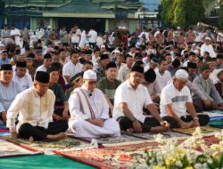 Kodam II Sriwijaya Gelar Salat Idul Fitri 1445 Hijriah di Lapangan Makodam