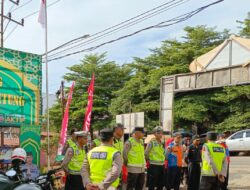 Gelar Apel Pagi Sebelum Bertugas, Pos Pam Betung Bersiaga