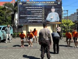 Olahraga Rutin Tingkatkan Kesehatan Tahanan Polresta Manado