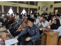 Kapolres Banyuasin Hadiri Pelantikan Panwascam se Kabupaten Banyuasin