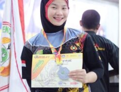 Anggota Polwan Samapta Polres Banyuasin Raih Juara 2 Pada Kejuaraan Pencak Silat Championship Tingkat Nasional