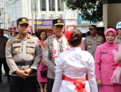 Polresta Manado Terima Kunjungan Kerja Kapolda Sulut di Mako Polresta Manado 