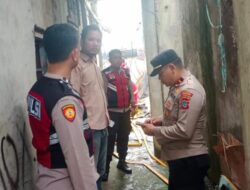 Polsek Singkil Amankan TKP Kebakaran di Ternate Baru