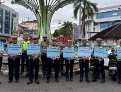 Satlantas Polresta Manado Himbau Pengendara untuk Patuhi Aturan Keselamatan Berlalu Lintas 
