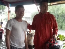 Camat Makassar, Husni Mubarak, Sigap Pantau Genangan Air Akibat Luapan Kanal Kerung-Kerung