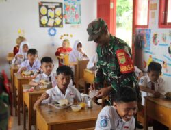 Melalui Program Dapur Masuk Sekolah, Kodim 0423/Bengkulu Utara Ikut Dukung Program Makan Bergizi