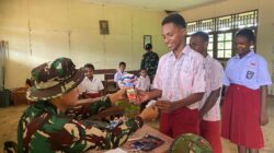 Tingkatkan Kualitas Generasi Bangsa, Satgas 141/AYJP Gelar Kegiatan Belajar Mengajar