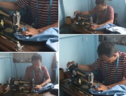 Warga Binaan Lapas Banjarmasin Tekuni Jasa Penjahitan