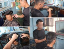 Warga Binaan Lapas Banjarmasin Tekuni Jasa Pangkas Rambut