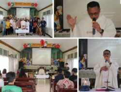 WBP Kristiani Lapas Banjarmasin Ikuti Ibadah Bulanan Gereja Katolik