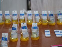 Lapas Narkotika Karang Intan Gelar Tes Urin Serentak Bagi Warga Binaan Dan Pegawai