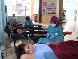 Lapas Narkotika Karang Intan Gelar Donor Darah Peringati HUT RI Ke-80
