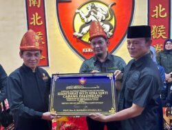 Ketua Umum IKS PI Kera Sakti Pusat Madiun Resmikan Sekretariat IKS PI Kera Sakti Cabang Palembang