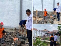 Kalapas Lapas Banjarmasin Tinjau Progres Pembangunan Kolam Budidaya Perikanan
