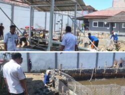 Lapas Banjarmasin Lakukan Monitoring Pembangunan SAE Kolam Budidaya Ikan