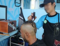 Warga Binaan Lapas Banjarmasin Ikuti Pelatihan Potong Rambut Sebagai Bekal Kemandirian