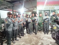 Satlinmas Kecamatan Makassar Bersinergi Dengan Koramil 1408- 08 dan Ormas PP Gelar Patroli Cipta Kondisi