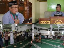 Tausyiah Tentang Sholat Berjamaah Warnai Jum’at Taqwa Di Lapas Kelas II A Banjarmasin
