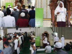 Khutbah Bertema Banyak Jalan Kebaikan Warnai Sholat Jum’at Di Lapas Kelas IIA Banjarmasin