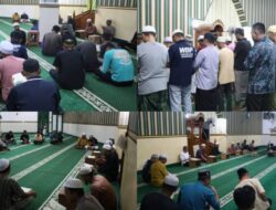 Bimkemaswat Dampingi Ibadah Malam WBP Santri Lapas Kelas IIA Banjarmasin