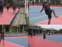 Lingkungan Sehat Dan Terarah Dibangun Melalui Olahraga Pagi Di Lapas Kelas IIA Banjarmasin