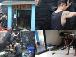 Lapas Kelas IIA Banjarmasin Fasilitasi Pembinaan Spiritual Melalui Kegiatan Kebersihan Gereja