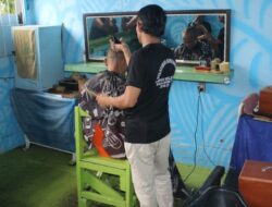 Lapas Kelas IIA Banjarmasin Perkuat Program Pembinaan dengan Layanan Cukur Rambut