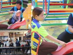 Lapas Kelas IIA Banjarmasin Perhatikan Kesejahteraan Keluarga WBP Lewat Fasilitas Bermain Anak