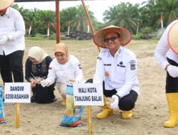 Kodim 0208 Asahan, Wawako Tanjungbalai Dukung Gerakan Ketahanan Pangan Padi Gogo