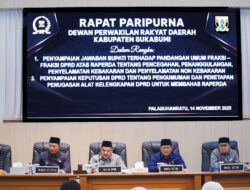 Paripurna DPRD Kab,Sukabumi Ke 42 Tahun Sidang 2025