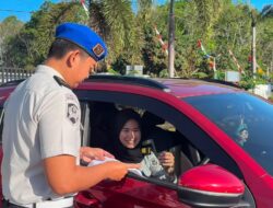 Lapas Narkotika Karang Intan Gelar OPDISTIB, Perkuat Disiplin Berkendara dan Profesionalitas Petugas