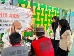 Lapas Narkotika Karang Intan Bersama Puskesmas Karang Intan 1 Tingkatkan Layanan Kesehatan, 200 Warga Binaan Ikuti VCT Mobile HIV/AIDS