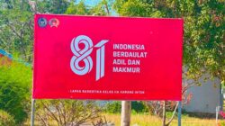 Sambut HUT ke-81 RI, Lapas Narkotika Karang Intan Pasang Umbul-Umbul dan Dekorasi Merah Putih