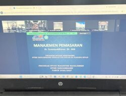 Petugas dan Warga Binaan Lapas Narkotika Karang Intan Ikuti Kuliah Manajemen Pemasaran Bersama STIMI Banjarmasin