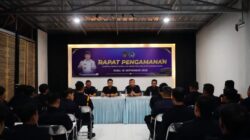 Rapat Pengamanan, Lapas Narkotika Karang Intan Tingkatkan Kesiapan dan Disiplin Petugas