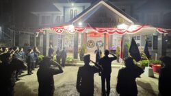 Lapas Narkotika Karang Intan Gelar Prosesi Pemasangan Baret bagi Delapan Petugas Baru