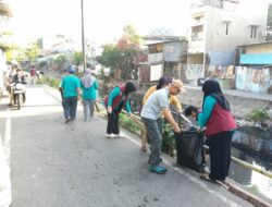 Kerja Bakti World Clean Up Day 2026, Lurah Maradekaya Utara Pimpin Warga Bersihkan Inspeksi Kanal Kerung-Kerung
